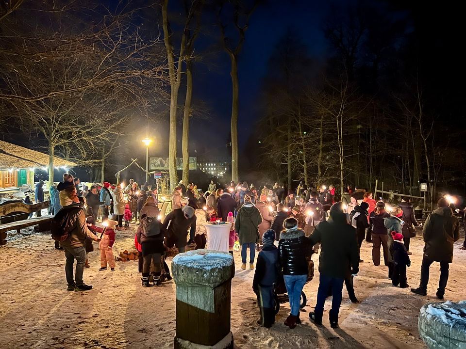 Fackelwanderung im Banzer Wald, Waldklettergarten Banz, Bamberg