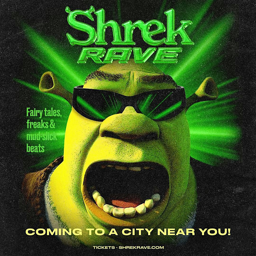 SHREK RAVE 2026 BRISBANE, The Brightside Brisbane, Fortitude Valley, 16 ...