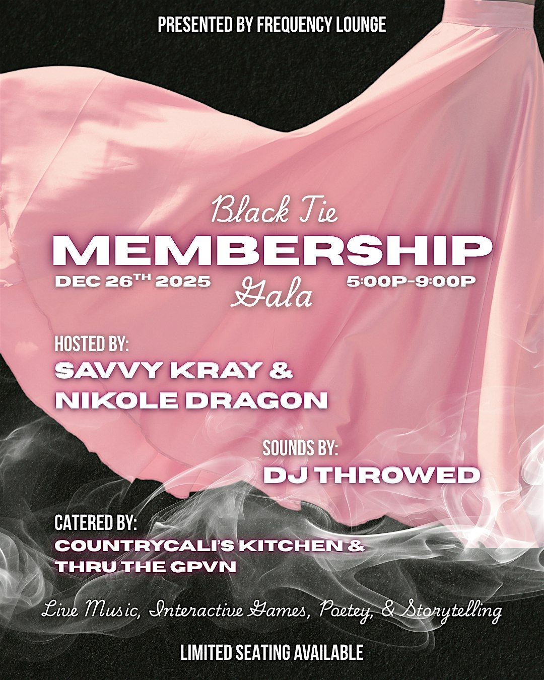 Frequency Lounge Presents: Black Tie Membership Gala, 26 December | Event in Tulsa | AllEvents