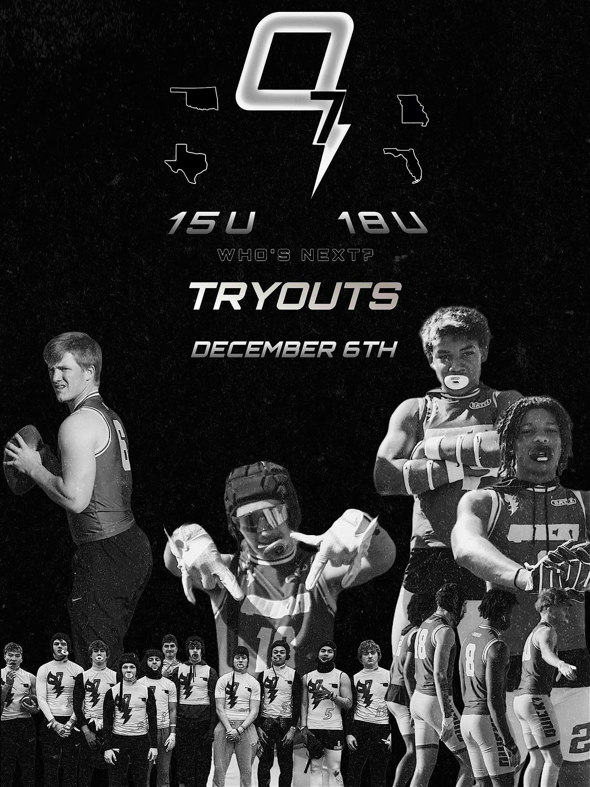 QUICK7 TRYOUTS, 6 December | Event in Shawnee | AllEvents