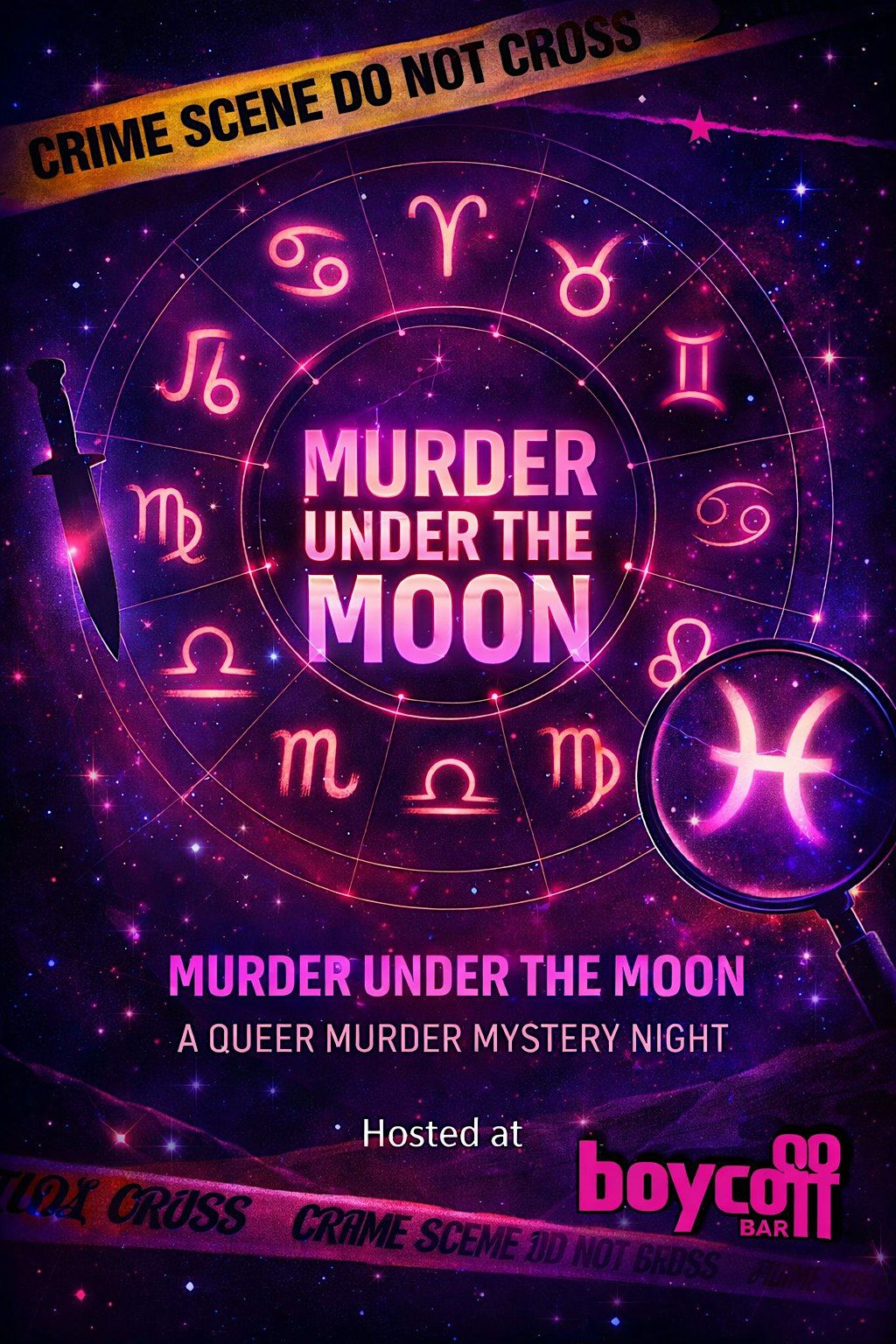 M**der Mystery | An Interactive Queer Zodiac Mystery Night , Boycott ...