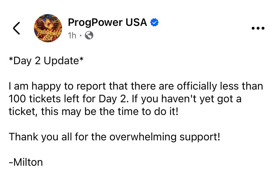 ProgPower USA, 3 September | Event in Atlanta | AllEvents