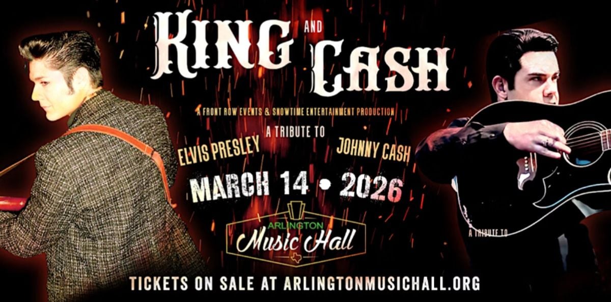 The King and Cash: A Tribute to Elvis Presley & Johnny Cash, 15 March | Event in Arlington | AllEvents