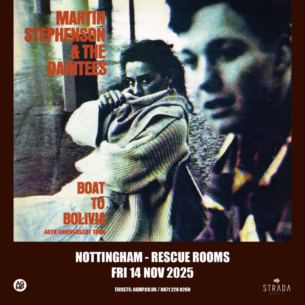 Martin Stephenson & The Daintees, 14 November | Event in Nottingham | AllEvents