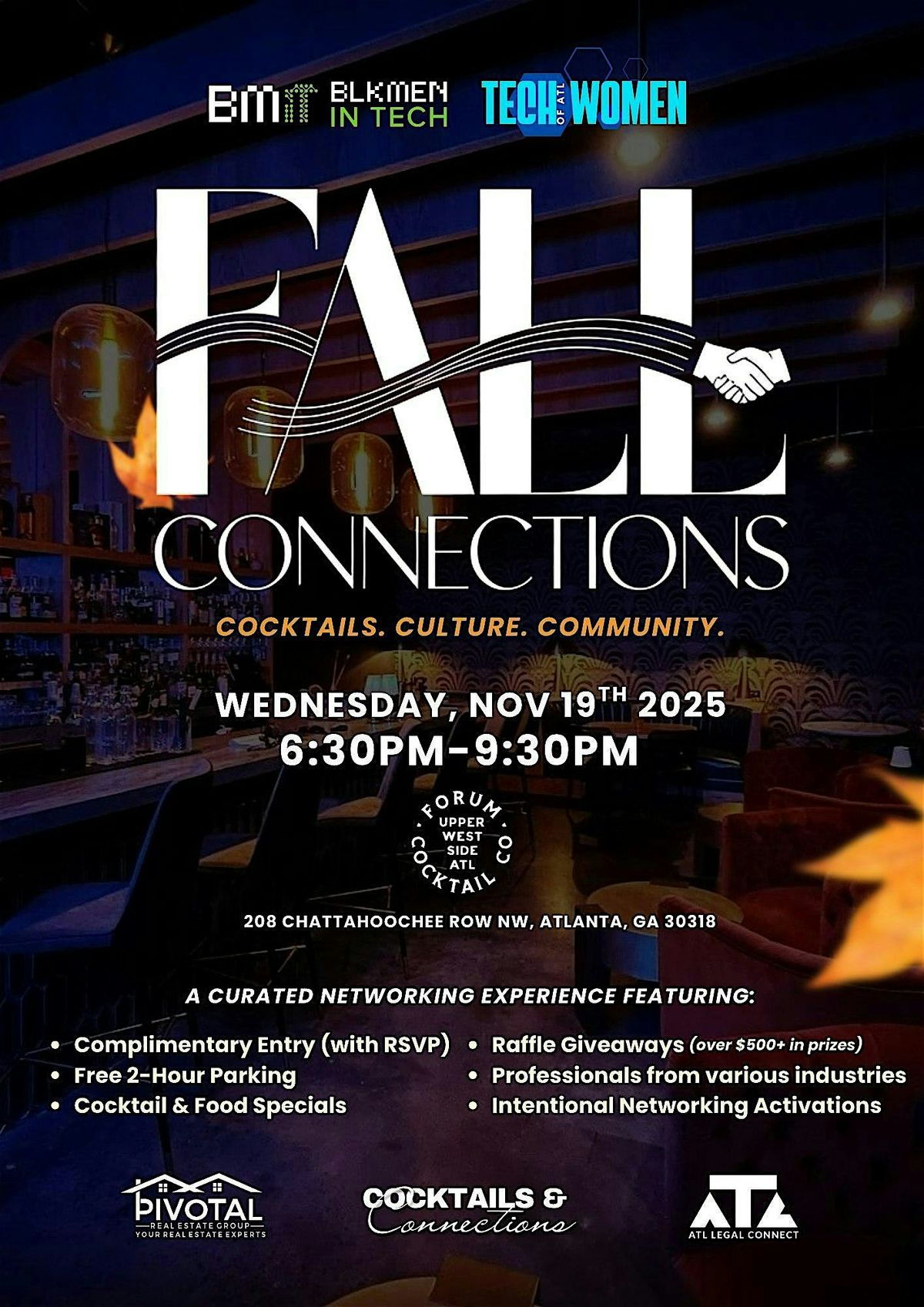 FALL CONNECTIONS Networking Mixer @ Forum | Atlanta, GA | Event in Atlanta | AllEvents
