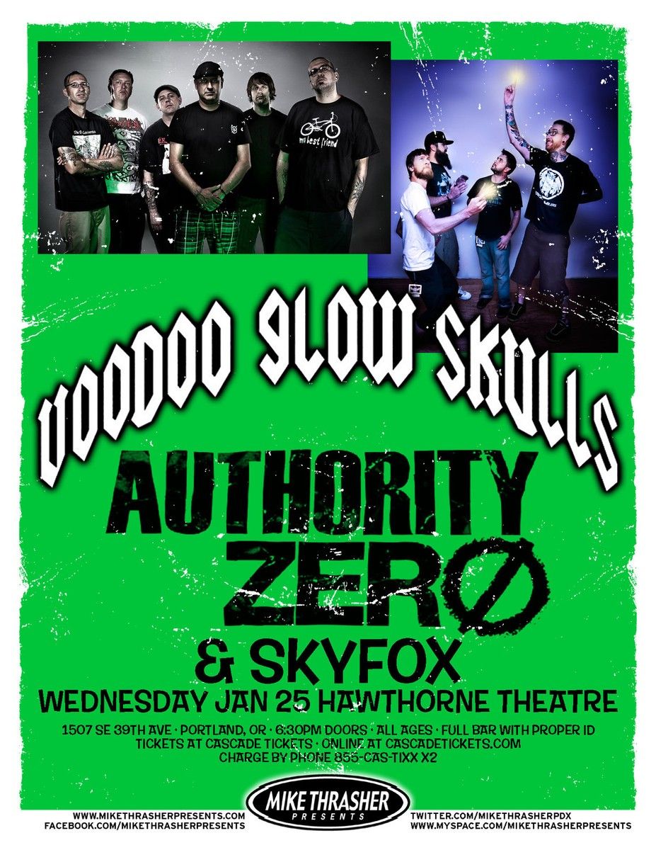Voodoo Glow Skulls & Authority Zero, 25 June | Event in San Antonio | AllEvents