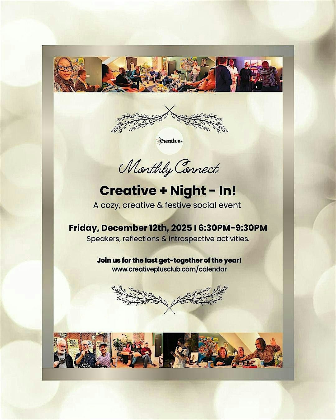 The Last Monthly Connect of 2025: Creative + Night-In!, 12 December | Event in Montclair | AllEvents