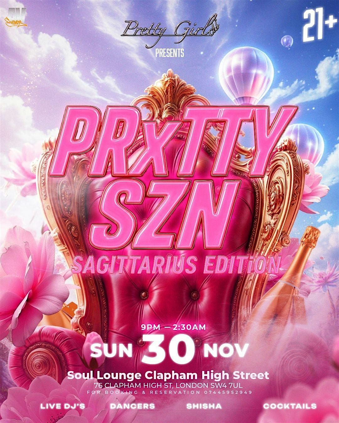 PRXTTY SZN, 30 November | Event in London | AllEvents
