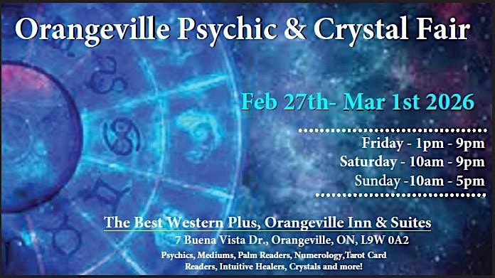 Orangeville Psychic & Crystal Fair, 27 February | Event in Orangeville | AllEvents