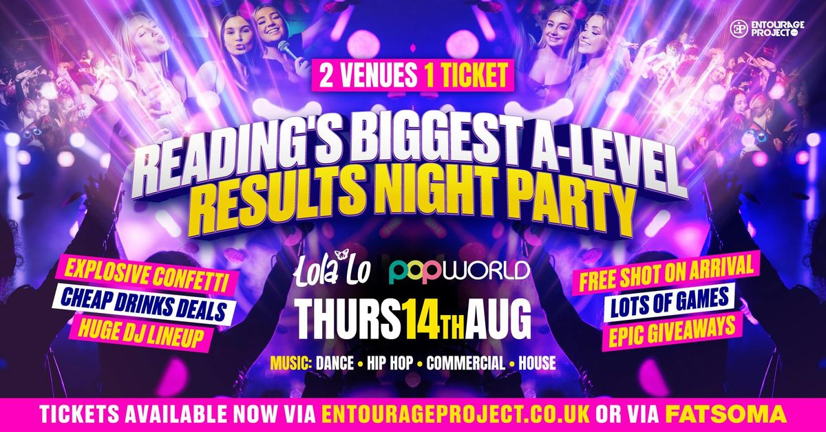 READING - A LEVELS RESULTS PARTY🤘, 14 August | Event in Reading | AllEvents