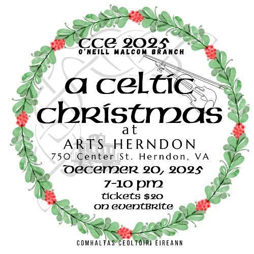 Celtic Christmas at Arts Herndon, 20 December | Event in Herndon | AllEvents