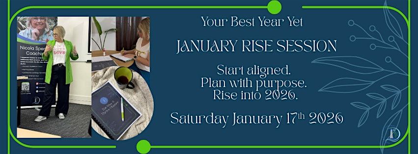 ✨ Your Best Year Yet: January RISE Session, 17 January | Event in Hillier | AllEvents