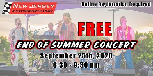 Njmps Free End Of Summer Concert New Jersey Motorsports Park Njmp Millville 25 September
