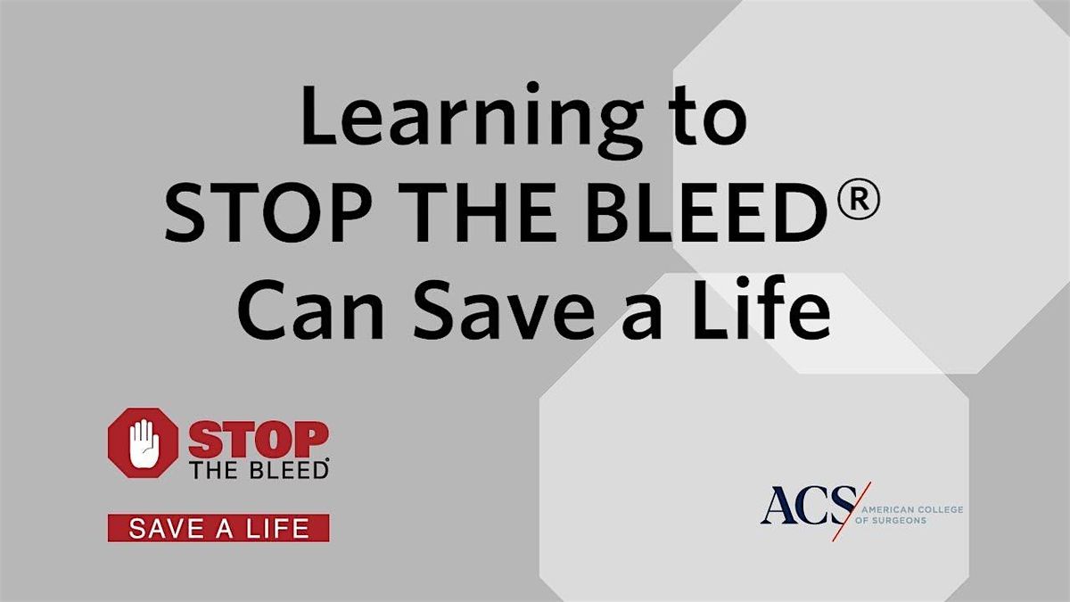STOP THE BLEED Training, 27 January | Event in San Bernardino | AllEvents