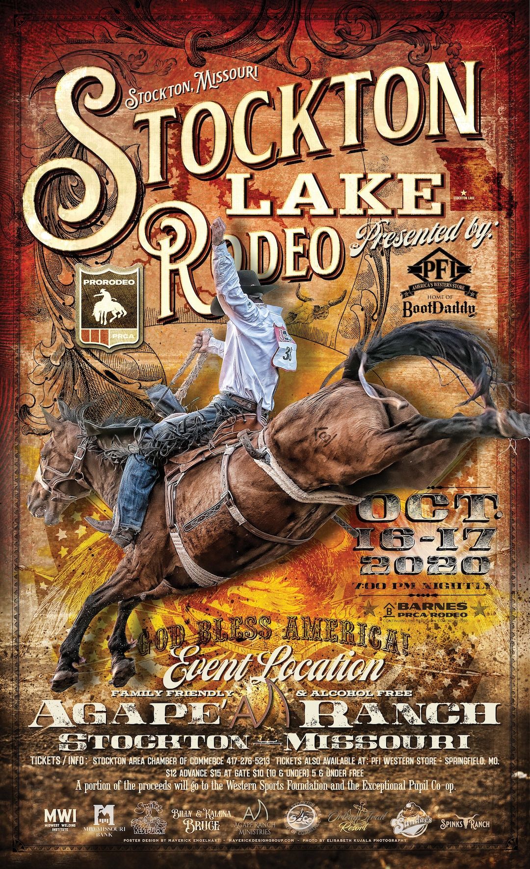 Stockton Lake PRCA Rodeo, 12 June | Event in Stockton | AllEvents