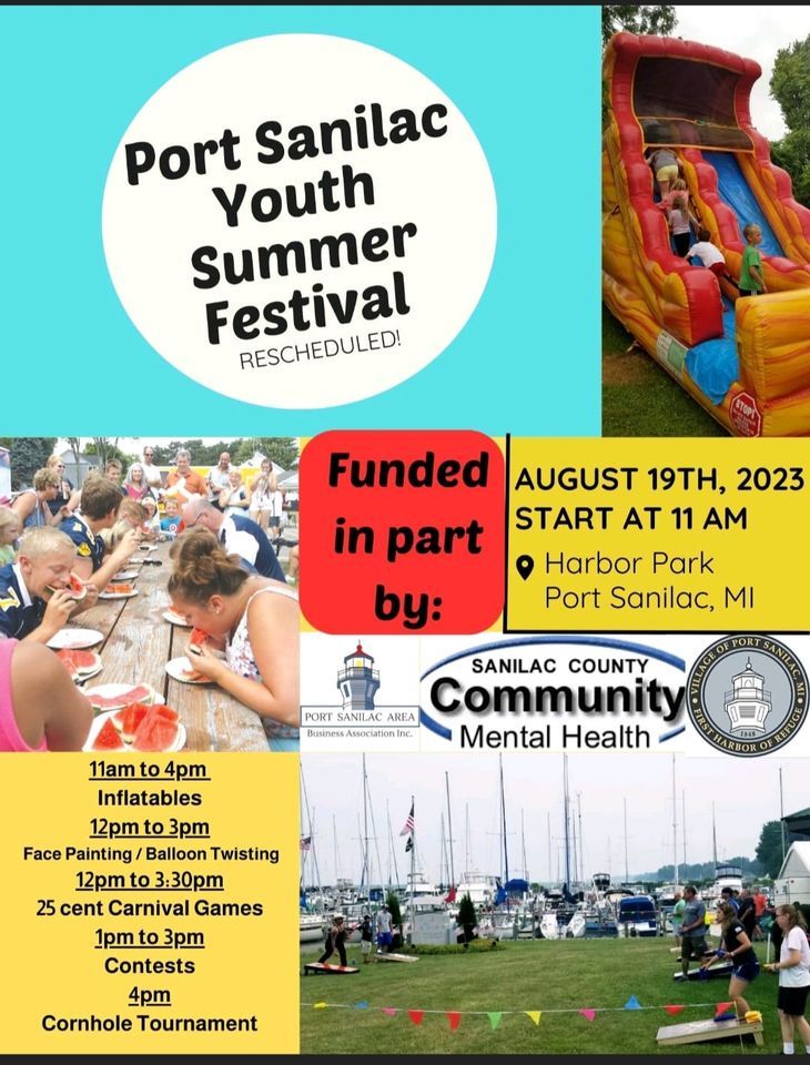 Port Sanilac Youth Summer Festival, Port Sanilac Municipal Harbor