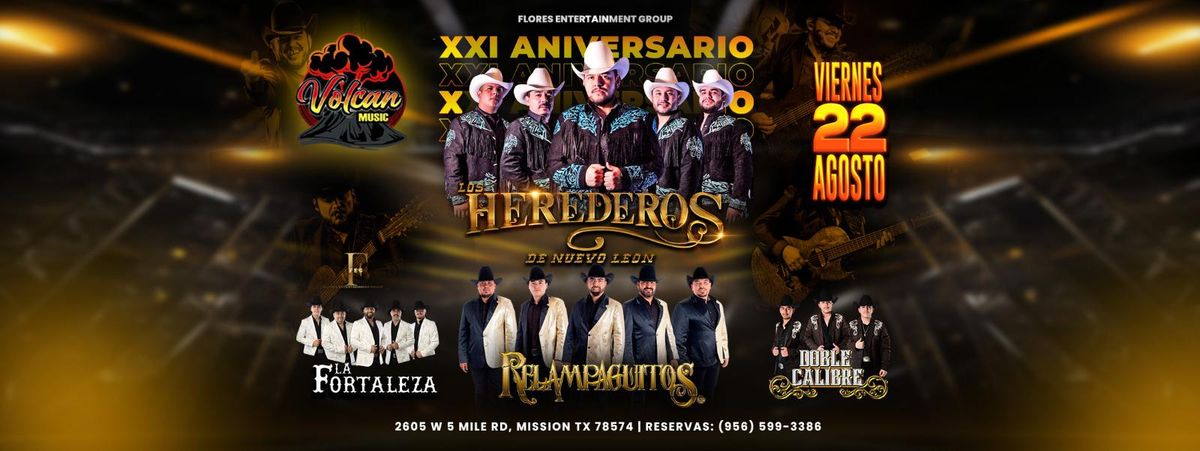 LOS HEREDEROS DE NUEVO LEON, RELAMPAGUITOS & MAS, 22 August | Event in Mission | AllEvents
