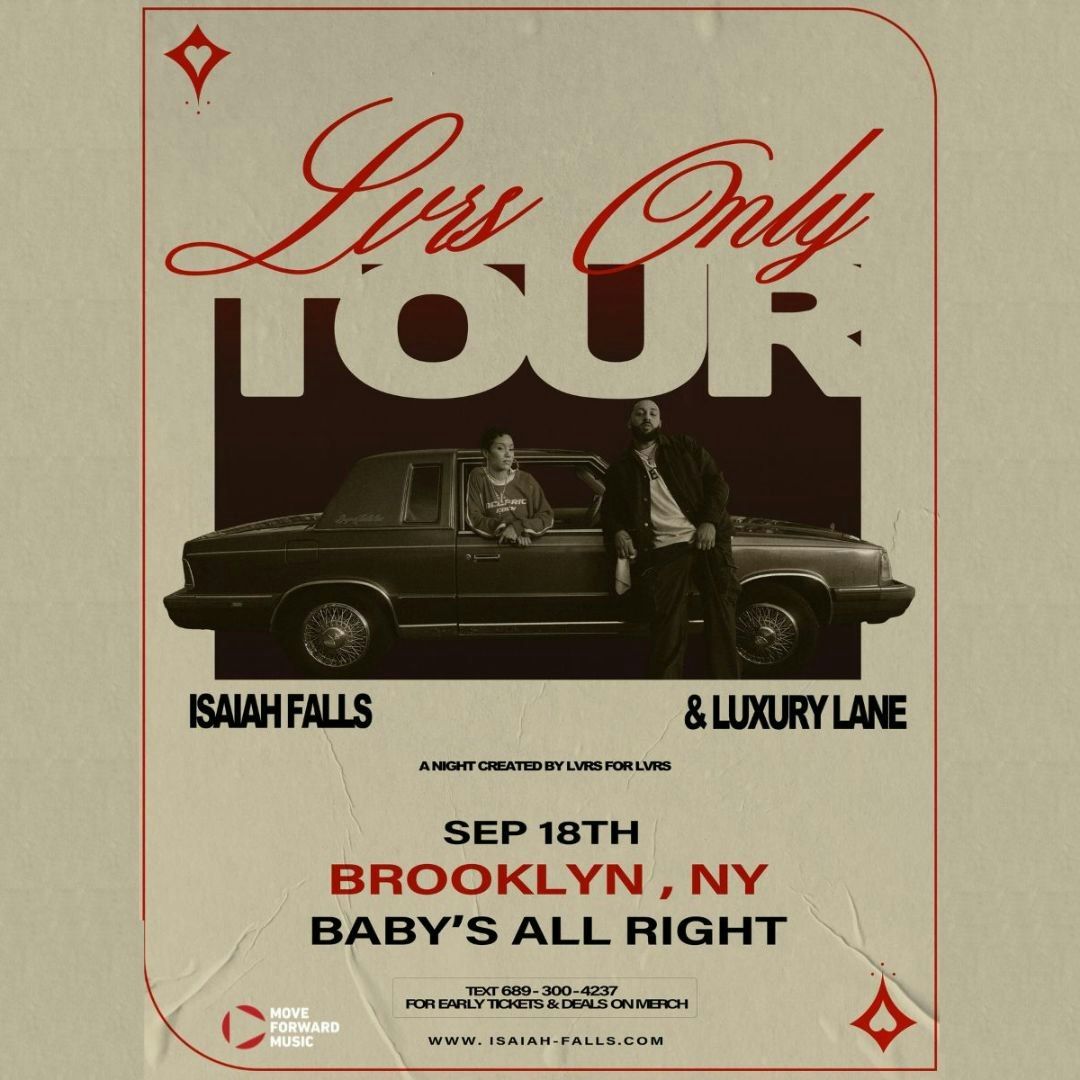 Isaiah Falls at Gramercy Theatre, 12 July | Event in New York | AllEvents