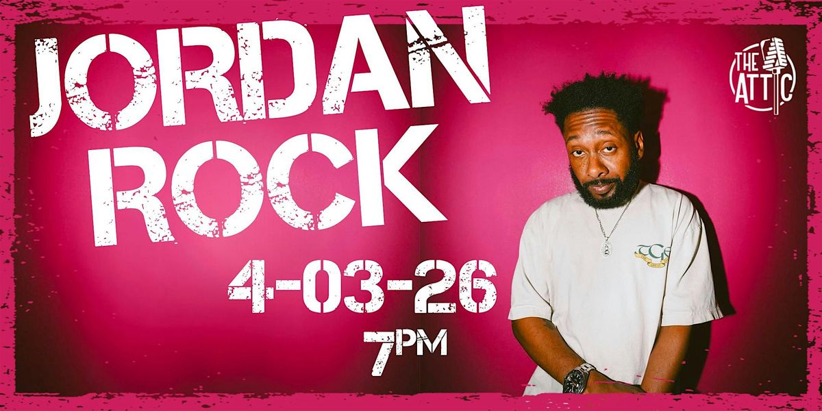 Jordan Rock at The Attic Comedy Club, Columbus, Ohio, 3 April | Event in Columbus | AllEvents
