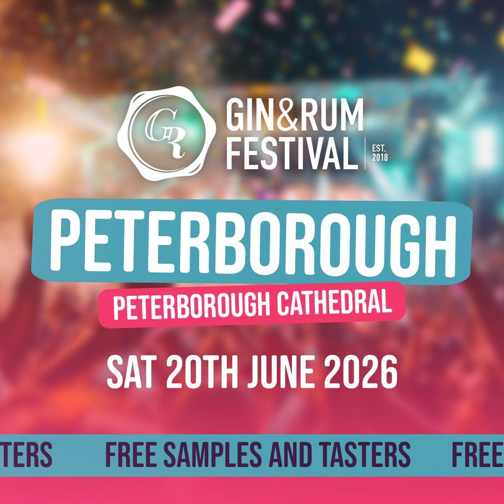 Gin & Rum Festival - Peterborough - 2026, 6 June | Event in Peterborough | AllEvents