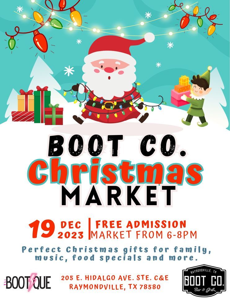 Boot Co. Christmas Market, Boot Company Bar And Grill, Raymondville, 19