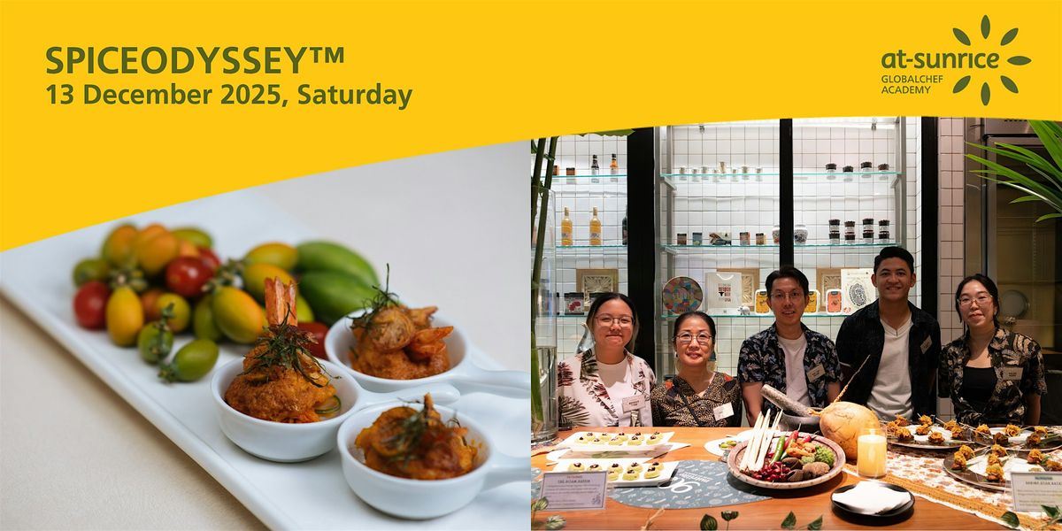 SpiceOdyssey™, 13 December | Event in Paya Lebar | AllEvents
