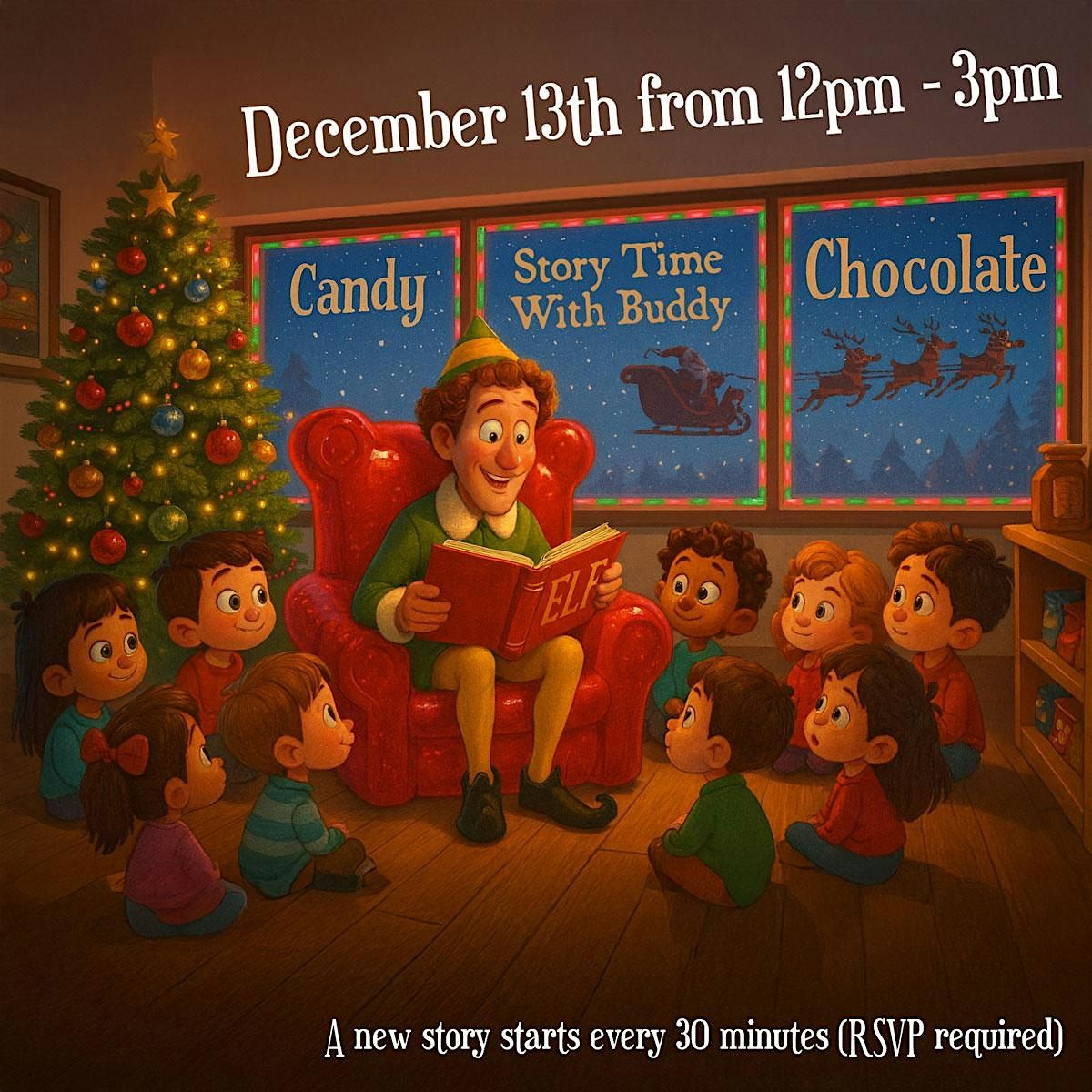 Storytime with Buddy the Elf, 13 December | Event in Chesterton | AllEvents
