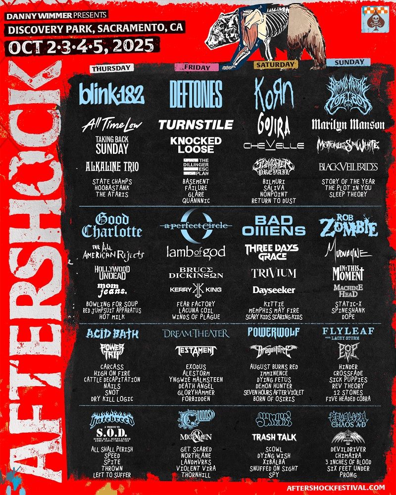 Aftershock Festival: Korn  Blink-182  Deftones & Bring Me The Horizon - 4 Day Pass, 1 October | AllEvents