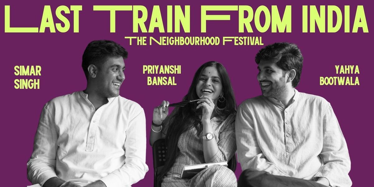 Last Train From India - UnErase Poetry live @ TNF — event poster
