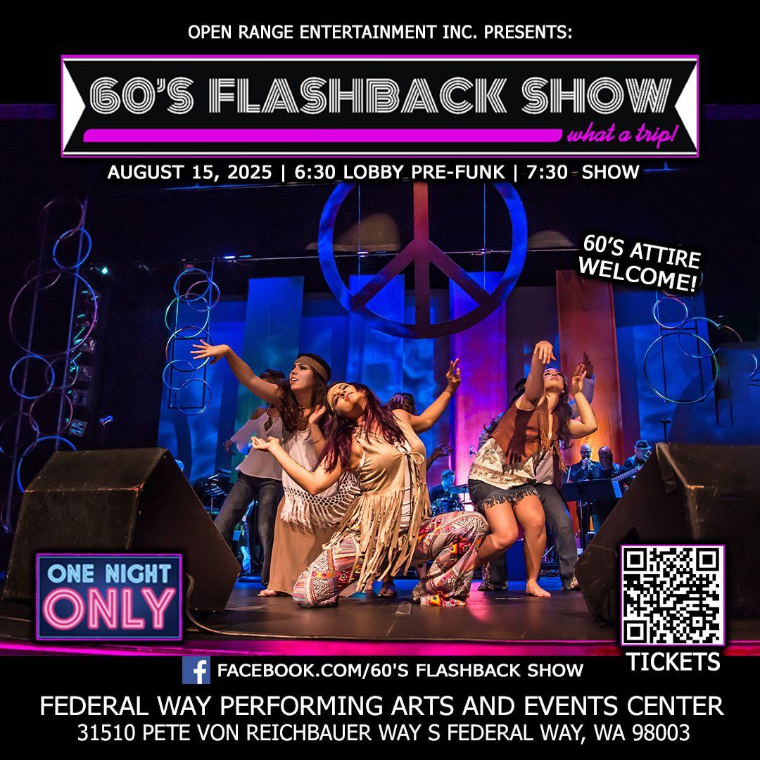 60s FLASHBACK SHOW at Federal Way Performing Arts Center, 15 August | Event in Federal Way | AllEvents
