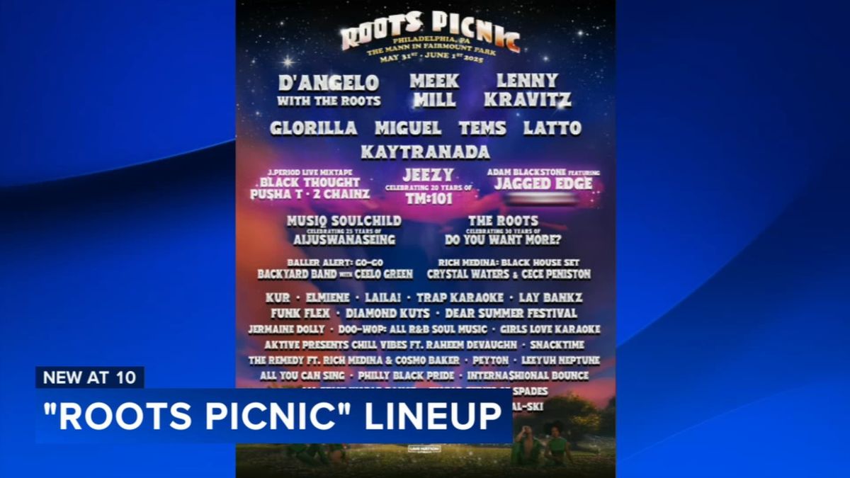 The Roots Picnic: D'Angelo and The Roots  Meek Mill  Lenny Kravitz & GloRilla - 2 Day Pass, 30 May | AllEvents