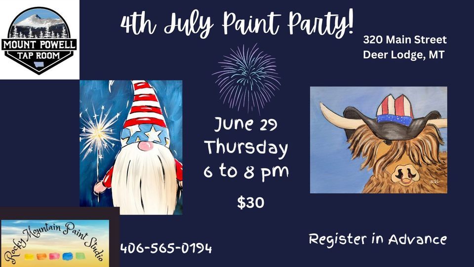 4th of july paint ball 2025