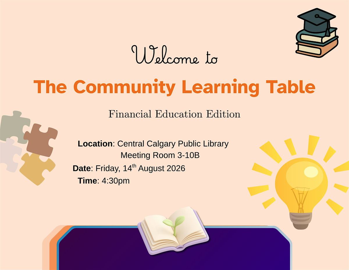 The Learning Table: Financial Education Edition