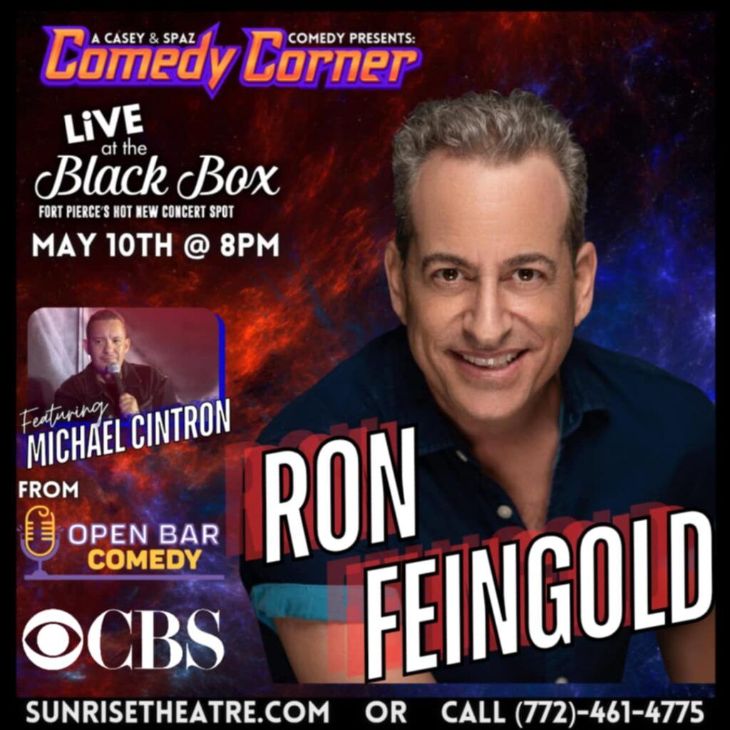 Ron Feingold at McCurdys Comedy Theatre, 12 November | Event in Sarasota | AllEvents