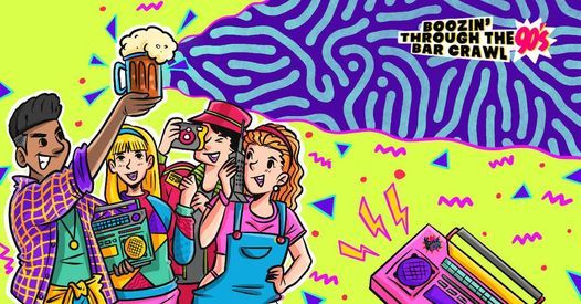 Boozin Through The 90s Crawl Norfolk Va Bar Crawl Live Waterside District Norfolk April 9 2022 Allevents In Norfolk Va Events 2022