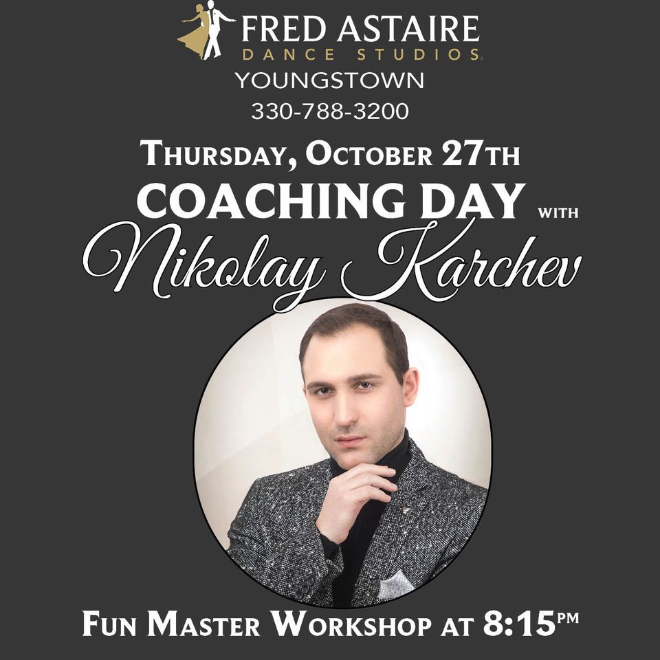 Coaching Day & Master with NIKOLAY KARCHEV, Fred Astaire Dance