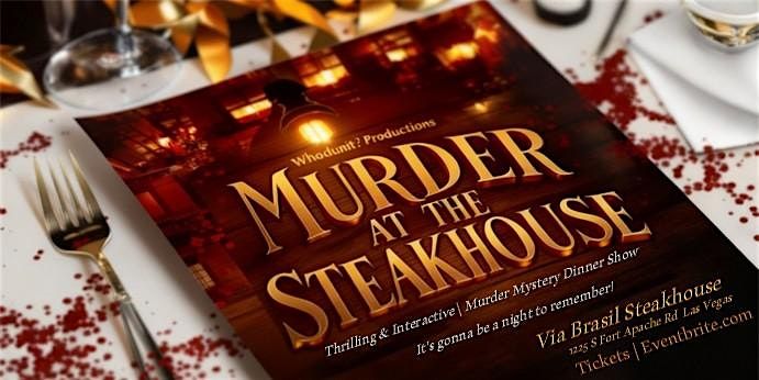 M**der at the Steakhouse - M**der Mystery Dinner Show, 27 February | Event in Las Vegas | AllEvents