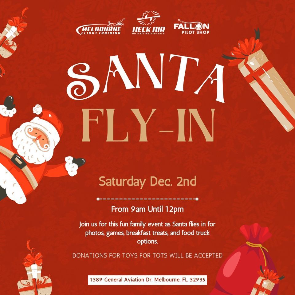 Breakfast with Santa FlyIn, Fallon Pilot Shop, Satellite Beach