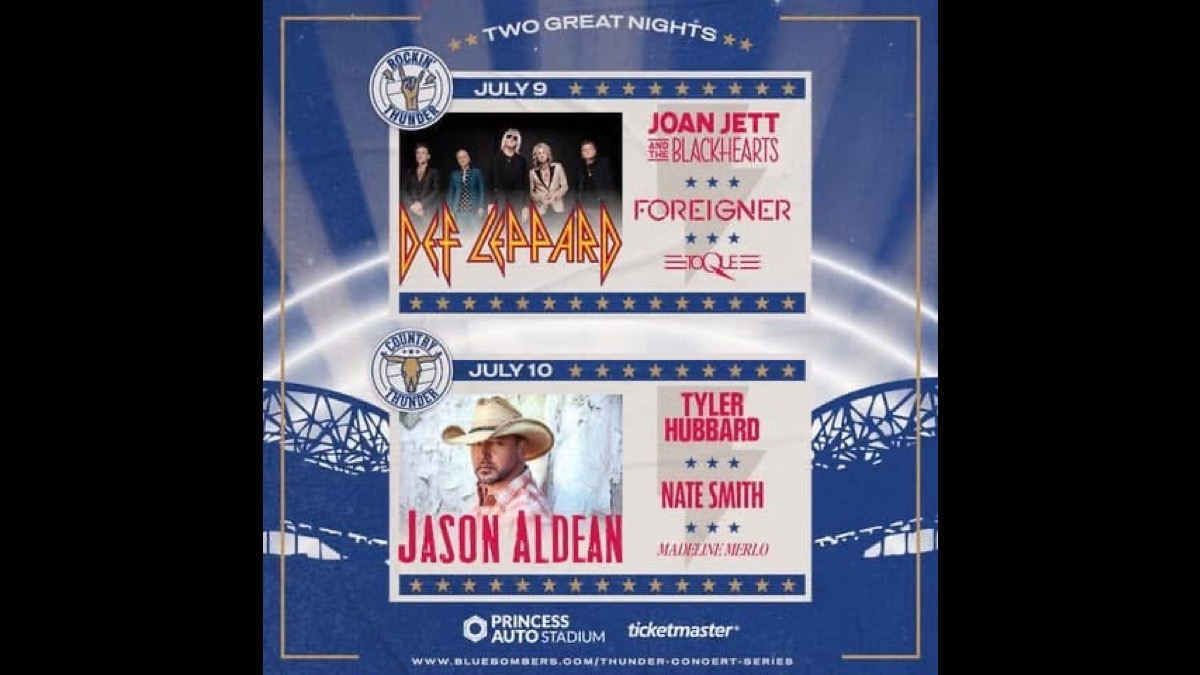 Rockin Thunder Music Festival - Def Leppard, Joan Jett, Foreigner, and Toque at Princess Auto Stadium, 9 July