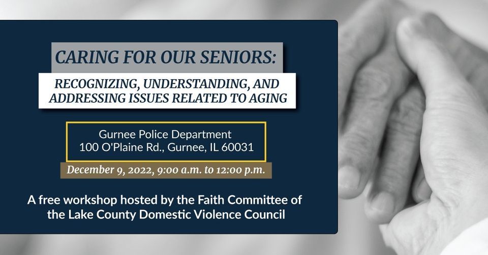 Caring For Our Seniors Recognizing Understanding And Addressing