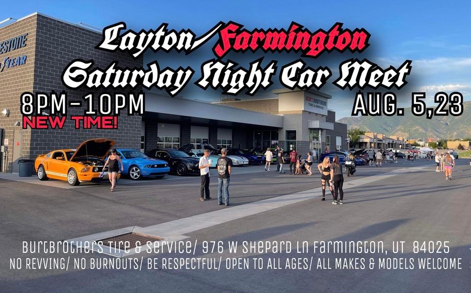 Layton/Farmington Saturday Night Car Meet, Burt Brothers Tire & Service