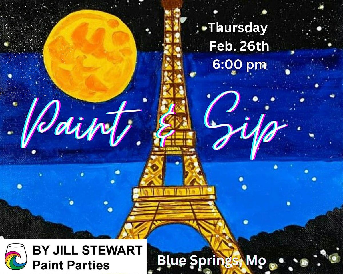 Eiffel Tower Paint Party