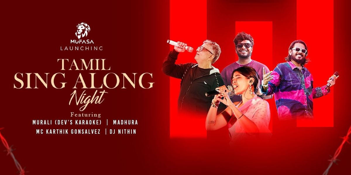 Tamil Sing Along Night, 30 May | Event in Coimbatore | AllEvents