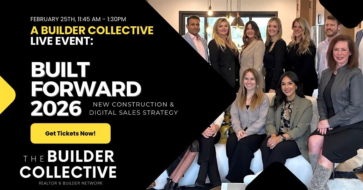 BUILT FORWARD 2026 - A BUILDER COLLECTIVE LIVE EVENT