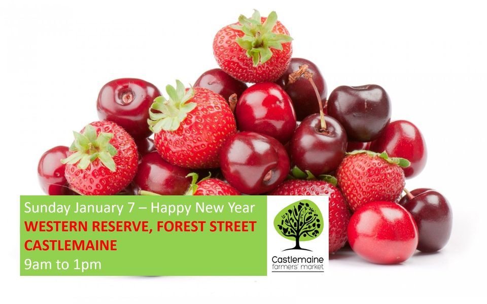 New Year Sunday Farmers Market, Western Reserve, Castlemaine, January 7