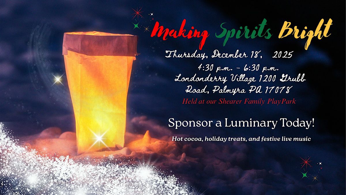 Making Spirits Bright, 18 December | Event in Palmyra | AllEvents