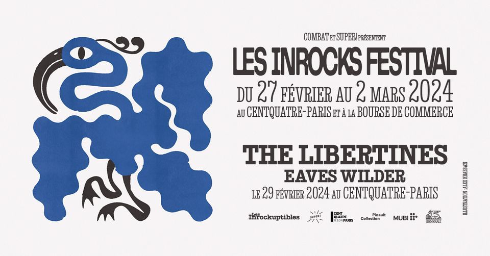 Les Inrocks Festival The Libertines + Eaves Wilder Jeudi 29 février