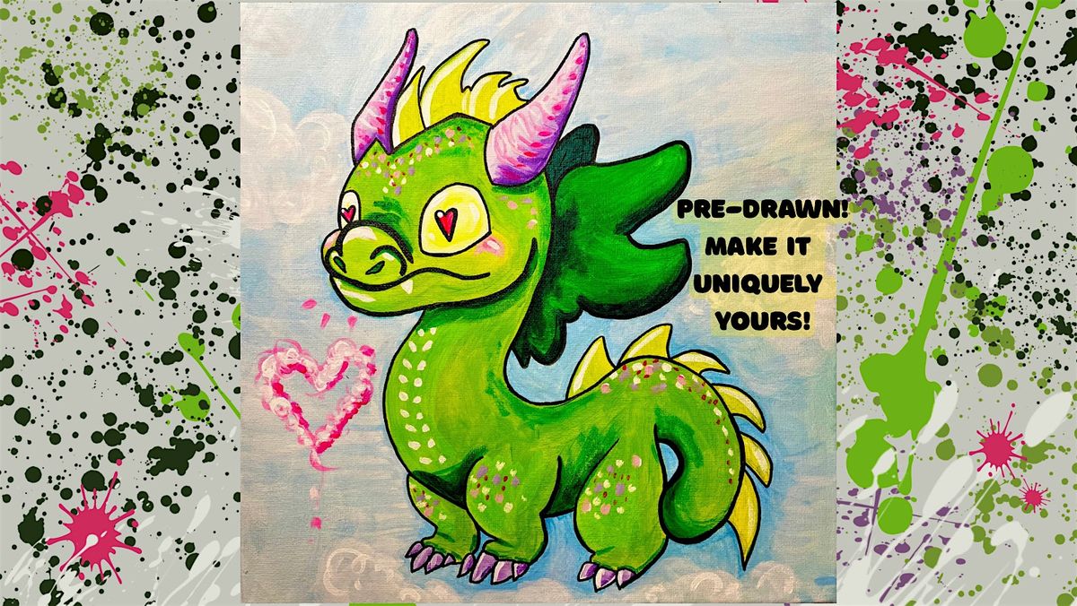 EichenPaint Puff” (A PRE-DRAWN CANVAS) 1/28 EichenPaint Studio