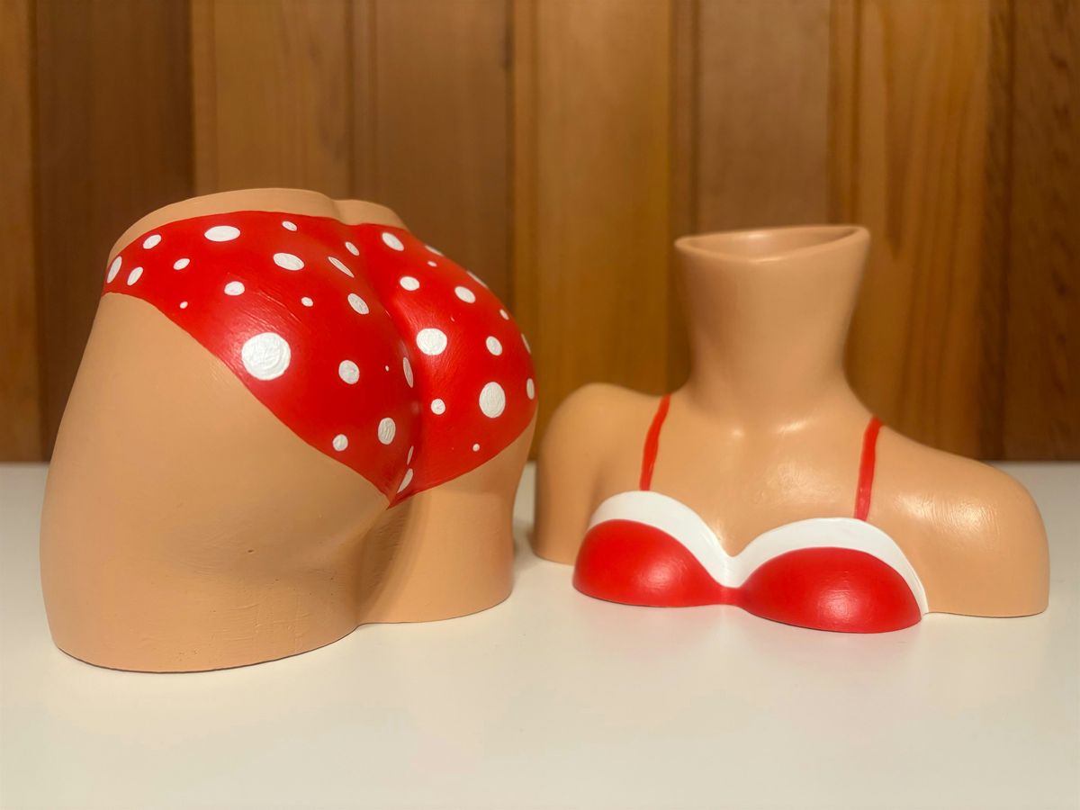 Bikini Vases: Colours, Curves & Creativity