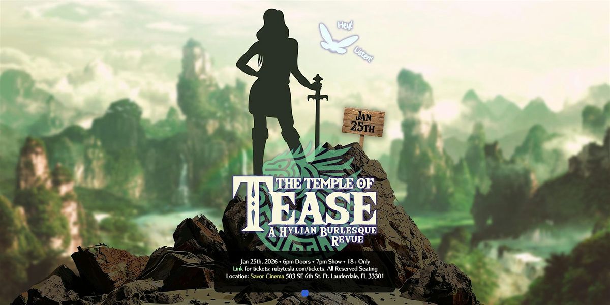 Temple of Tease: A Hylian Burlesque Revue, 25 January | Event in Fort Lauderdale | AllEvents